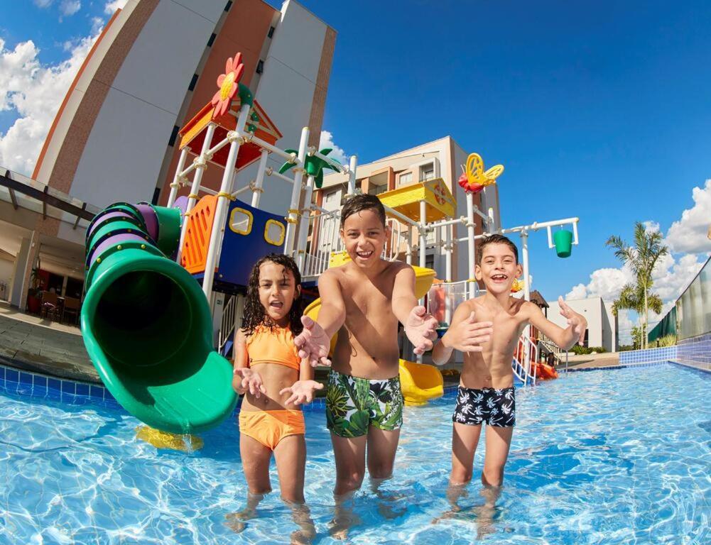 Caldas Novas Prive Alta Vista Thermas Resort - Sensacional! Apto Suite Luxo 02 Quartos Ate 06 Pessoas - Incrivel! 外观 照片